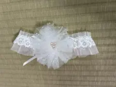 ベビー ヘアバンド レース フラワー オフホワイト 新生児 セレモニー