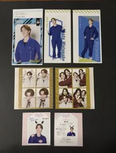 Snow Man 渡辺翔太　切り抜き パワーカード お守り しおり 4カット