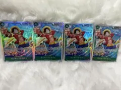 ONE PIECEカード　モンキー・D・ルフィ SR 4枚セット