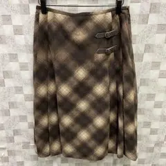 ★新品・タグ付★STILE ME プリーツスカート　11 L チェック　オシャレのサムネイル