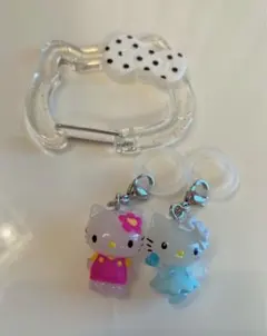 ※ローリーズファーム ハローキティ DOTカラビナ※キティめじるし2点セット