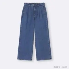 GU 데님 택 트라우저 M 블루