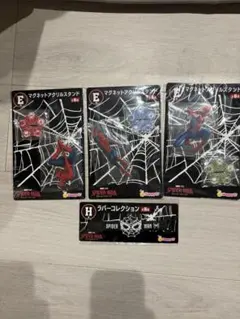 ハッピーくじ『スパイダーマン』E賞 マグネットアクリルスタンド 5種