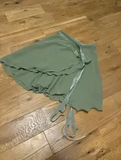 バレエレッスン バレエスカート 巻きスカート オリーブ