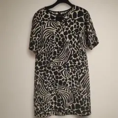 EvexByKrizia★ size40アニマル柄 半袖ワンピースのサムネイル