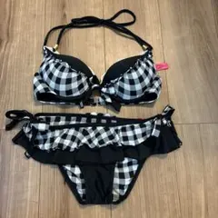 Betsey Johnson ギンガムチェック柄 ビキニ　9Mのサムネイル