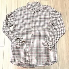 ユニクロチェック柄 ネルシャツ 長袖 L400番