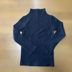 ブランシェス黒 タートルネック 長袖カットソー