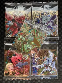 ガンダムウエハース　アクシズショックmr　アムロ•レイur　シャアur　Hi-v