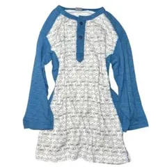 00s archive スカル 総柄 ラグラン カットソー 平成初期 y2k