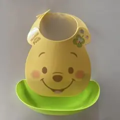 プーさん 顔型 お食事エプロン