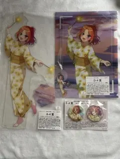 新品　五等分の花嫁　きゃらっとくじ　中野四葉　アクリルスタンド　缶バッジ他