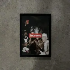 Supreme ストリート　インテリア　アートプリント A4サイズ　パロディー