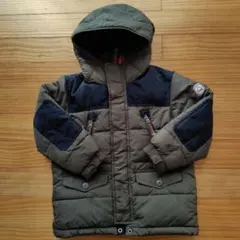 GapKidsフード付きダウンコート オリーブグリーン