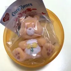 ケアベア フロッキーフィギュアマスコット フレンドベア オレンジ ガチャガチャ