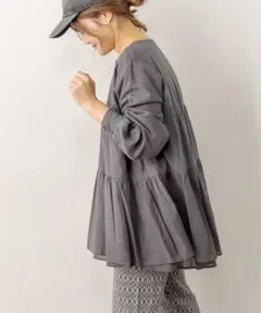 ピュアルセシン　2重プルオーバーブラウスのサムネイル