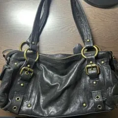 archive Leather gimmick handbag y2k