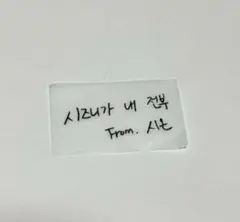 NCTWISH ソウルコン 紙吹雪 落下物 シオン