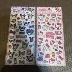 キャンディグリッターステッカー　クロミ　キティ