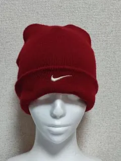 【頭小さい人向け】​【NIKE】ナイキ ニット帽 ビーニー スウッシュ 刺繍ロゴ