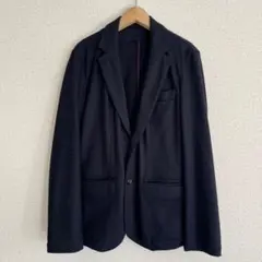アバハウス テーラードジャケット L 羽織 ライトアウター 薄手 紺 カジュアル