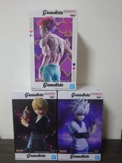 HUNTER×HUNTER ヒソカ　キルア　クラピカ フィギュアセット