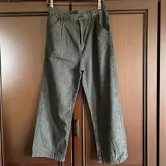 CIOAPANIC TYPY 麻混イージーパンツ　アンクル丈　L