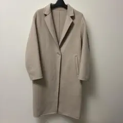 ユニクロ　ダブルフェイスロングコート