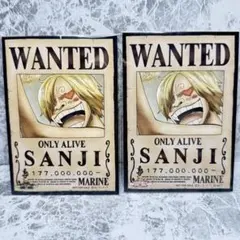 ONE PIECE 手配書 麦わらストア 東京ワンピースタワー限定ロゴ サンジ