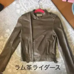 レザージャケット ライダースジャケット ラム革
