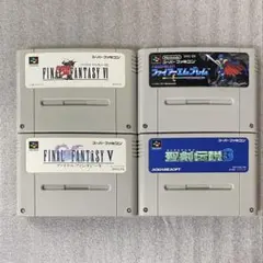 ♪任天堂／スーパーファミコンカセット 4本セット！