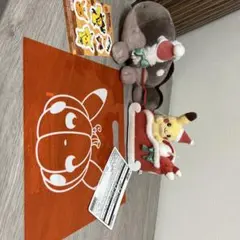 クリスマスじゅんびチュウ！ 피카츄 ドオー ぬいぐるみ ポケセン