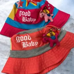 海外購入☆ カラフルハット 2点セット