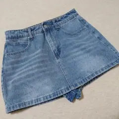 SHEIN★シーイン スカート風ショートパンツ デニムスカート