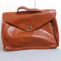 IL BISONTE イルビゾンテ レザーブリーフケース ブラウンのサムネイル