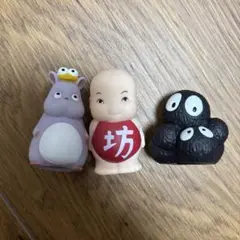 千と千尋の神隠し　坊　坊ねずみ　トトロ　まっくろかくろすけ　フィギュア