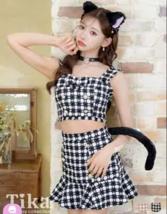 【最終値下げ】キャバドレス　猫　ハロウィン