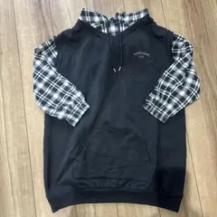 ラブトキシック　フード付きパーカー黒 /Mサイズ150