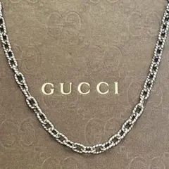 GUCCI ネックレス アラベスク チェーンのみ SV925 45cm 燻し - メルカリ