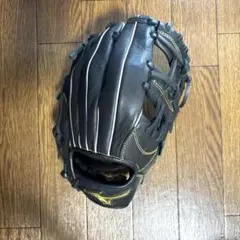 MIZUNO Global Elite 軟式用グローブ ブラック - メルカリ