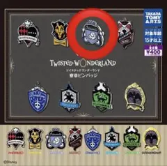 ディズニー　ツイステッドワンダーランド　寮章ピンバッジ　オクタヴィネル