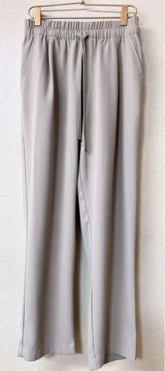 SHOO・LA・RUE ライトグレー イージーパンツ M
