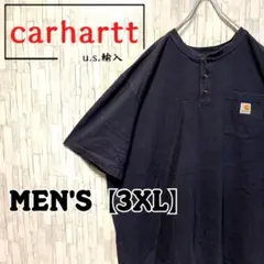 【US輸入】carhartt カーハート　ヘンリーネック　ヴィンテージTシャツ