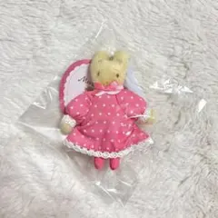 サンリオ　マロンクリーム　マスコットチャーム　ピンク　ぬいぐるみ　マスコット