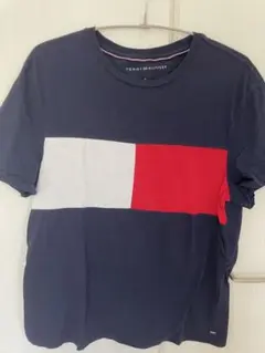 再値下げ:Tommy Hilfiger Tシャツ M ネイビー/レッド/グレー