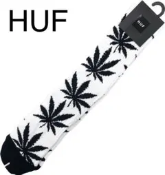 HUF PLANTLIFE SOCKS ハフ ハイソックス ソックス 白×黒のサムネイル