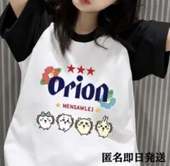 人気商品 Orion プリント ラグラン半袖Tシャツ　ラスト1点