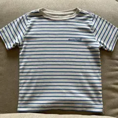 キッズ mont-bell ボーダー 半袖Tシャツ　モンベル　100