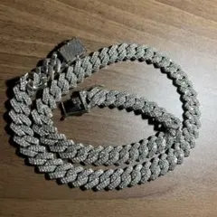 極上 キューバンリンクチェーン ネックレス シルバー 太め ストリート系