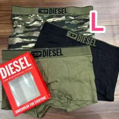 【新品】DIESEL ディーゼル ボクサーパンツ メンズL 3枚セット